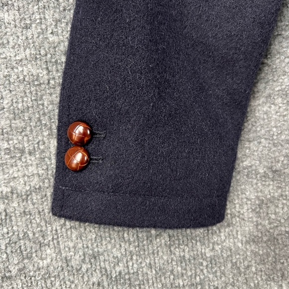 J Crew Jacket Men Size 36 Navy Crosby Sportsman Wool BlazerOld Money - Picture 3 of 14